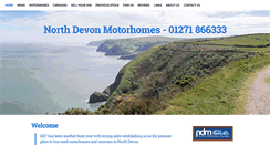 Desktop Screenshot of northdevonmotorhomes.co.uk